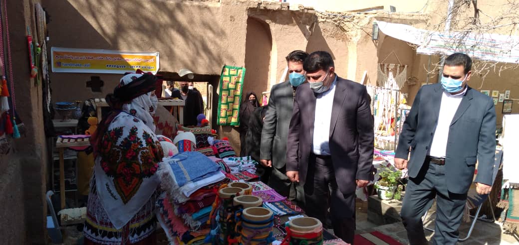 افتتاح نمایشگاه صنایع‌دستی در عمارت تاریخی عظیمیان
